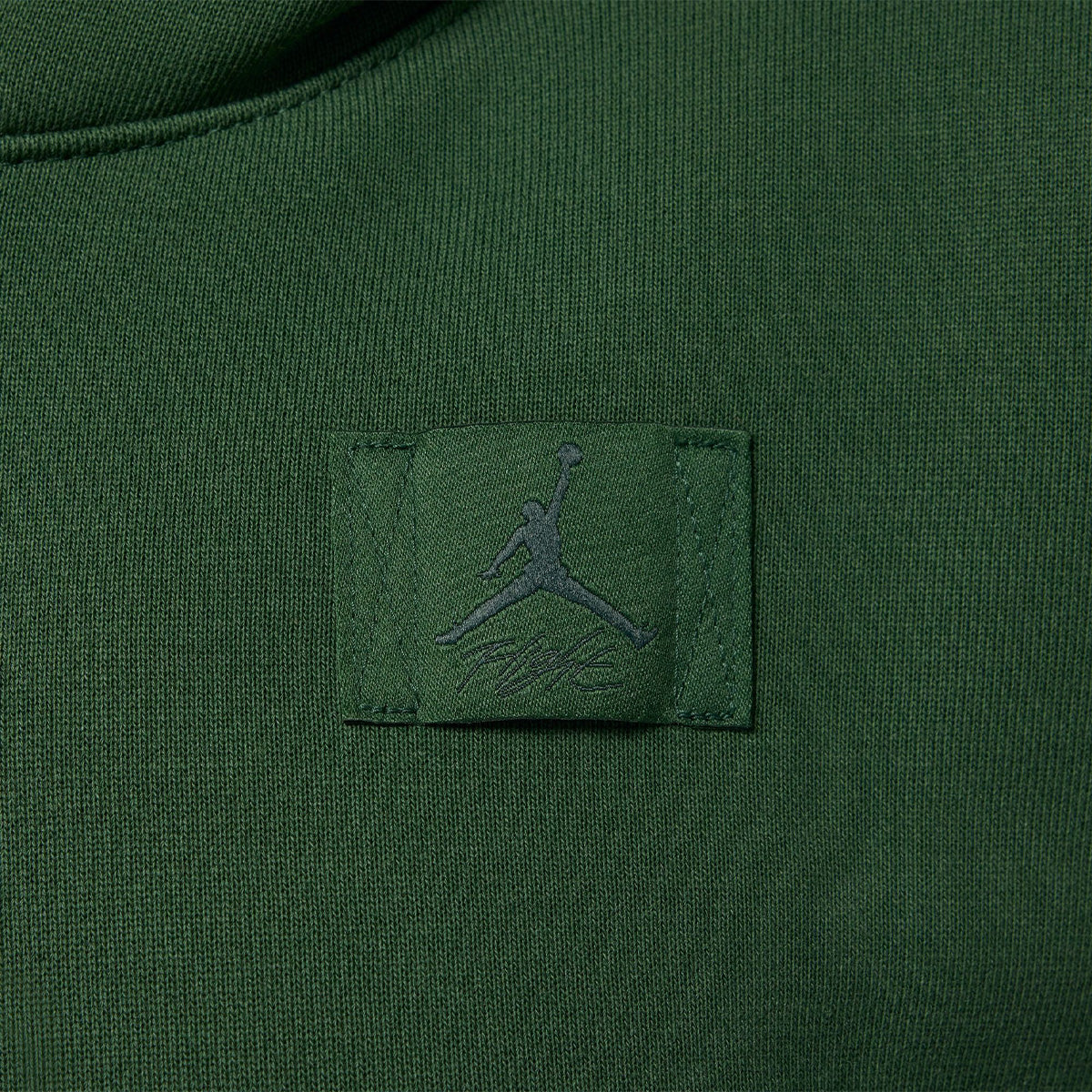 Jordan Flight Fleece Wmns Satin-Lined Pullover Hoodie 'FIR/MIDNIGHT GREEN'