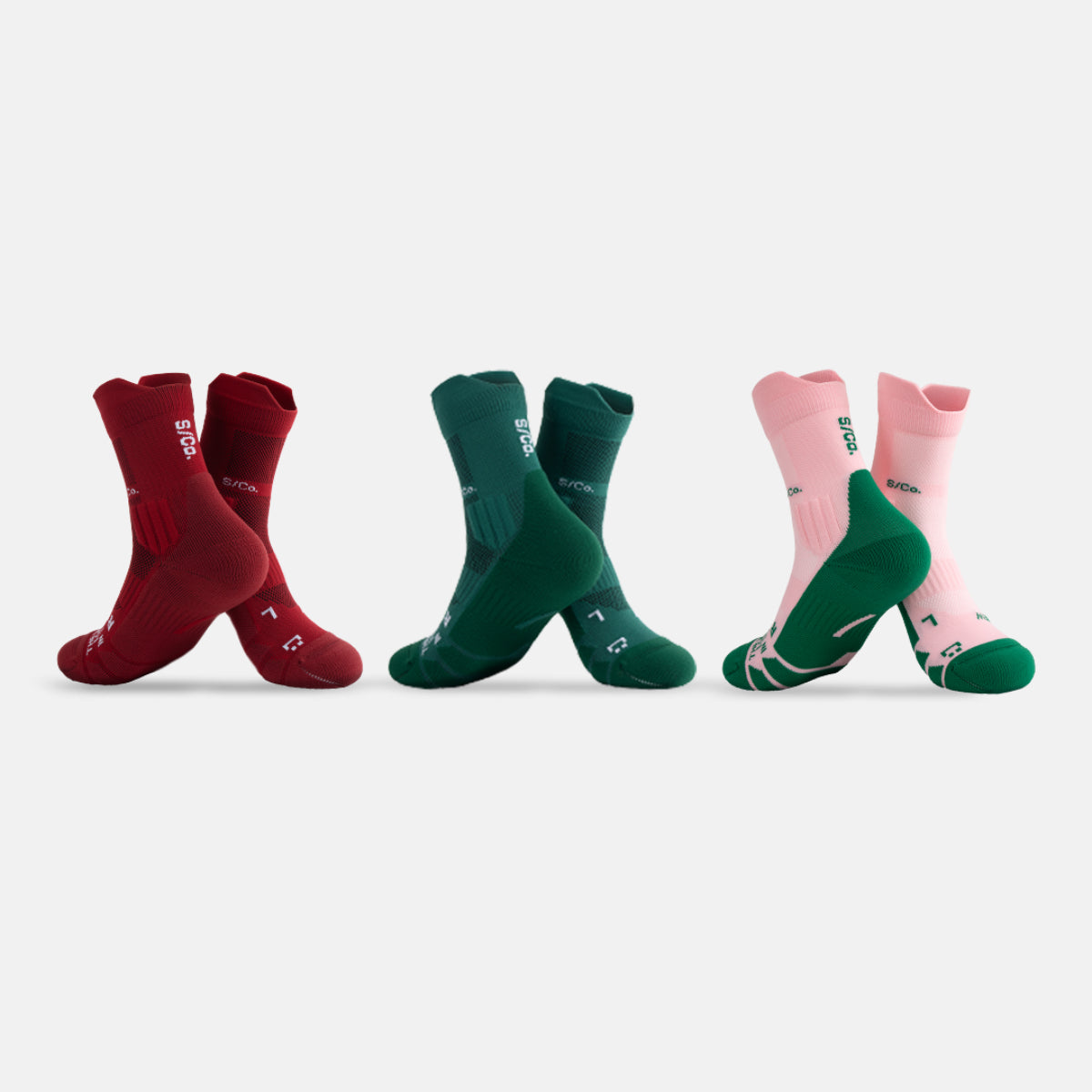 S/Co. Premium Athleisure Socks Pack of 3 'Elements Pack'