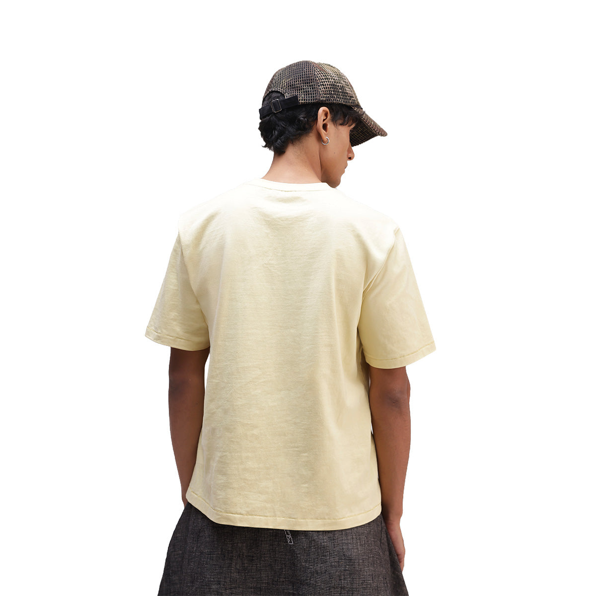 Gothic Logo Tee in Butter Yellow
