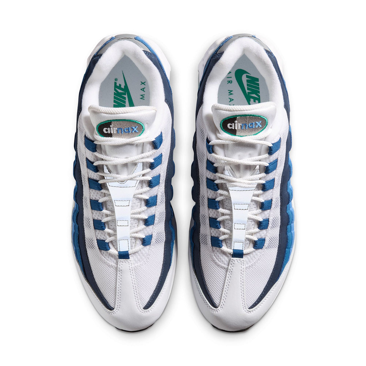 Air Max 95 OG Big Bubble 'WHITE/EMERALD GREEN/LAKE BLUE'