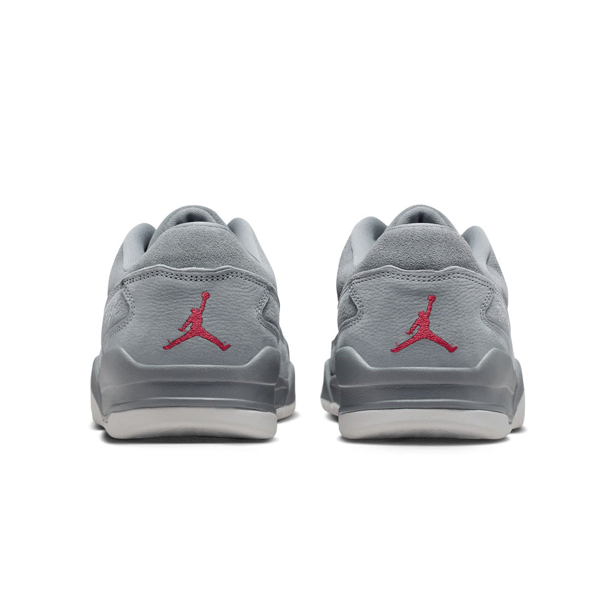 FLIGHT COURT 'COOL GREY/VARSITY RED-WOLF GREY'