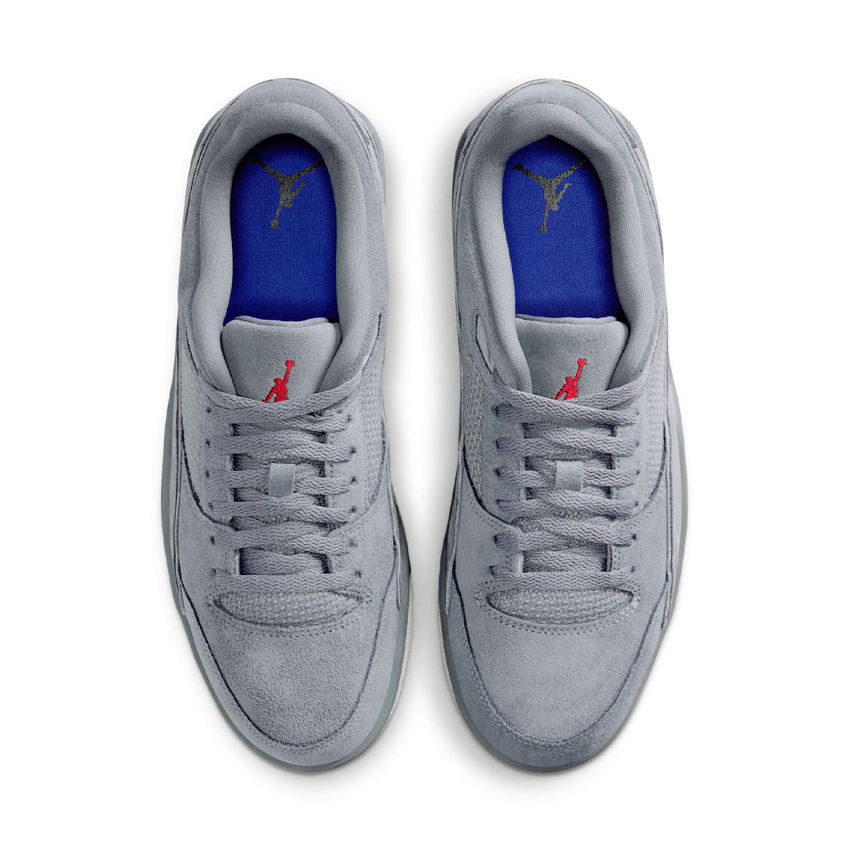 FLIGHT COURT 'COOL GREY/VARSITY RED-WOLF GREY'