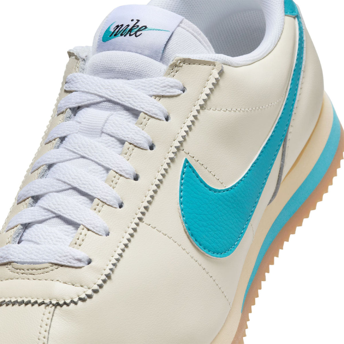 Nike cortez pure white on sale