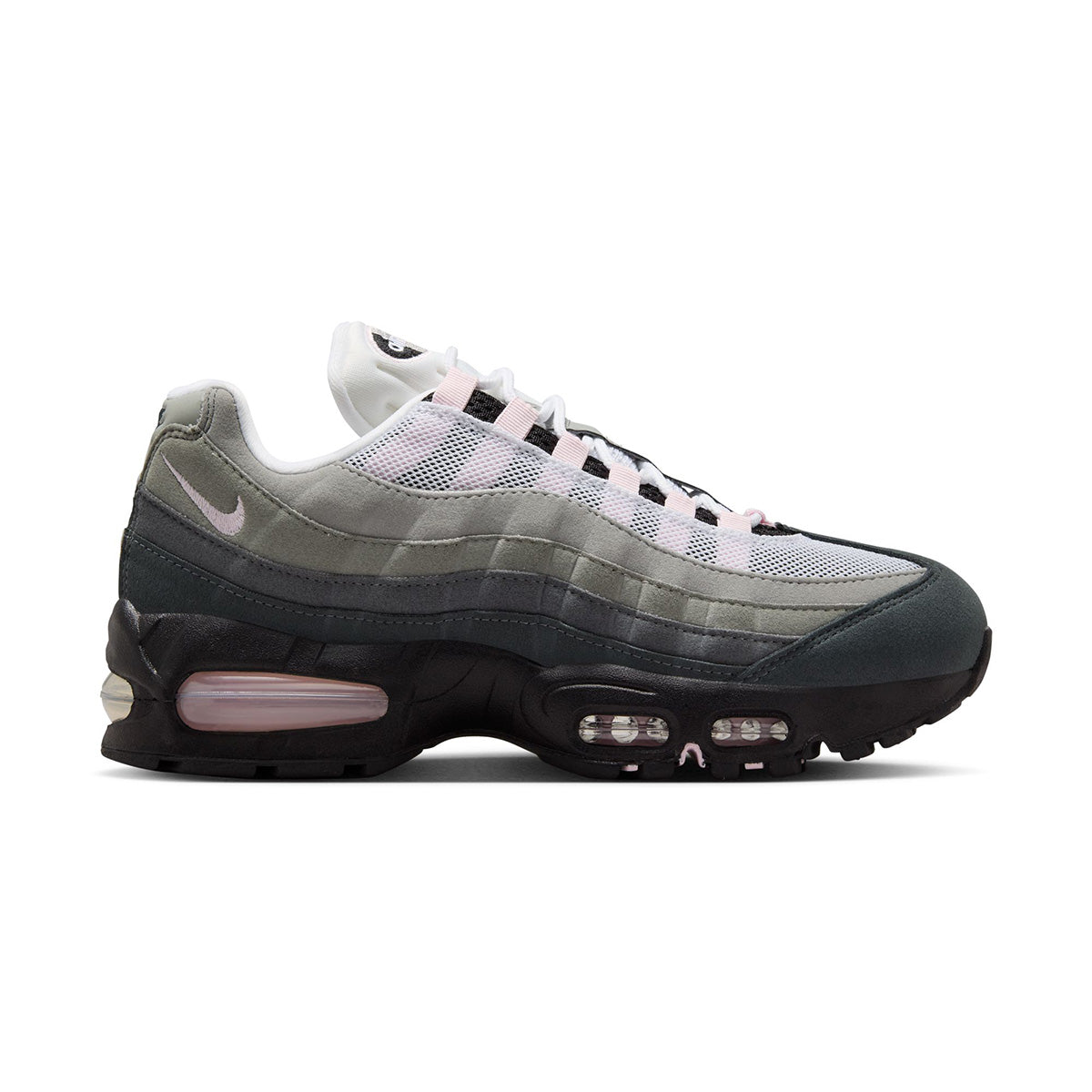 Wmns Air Max 95 Big Bubble 'BLACK/PINK FOAM/WHITE/REFLECT SILVER'