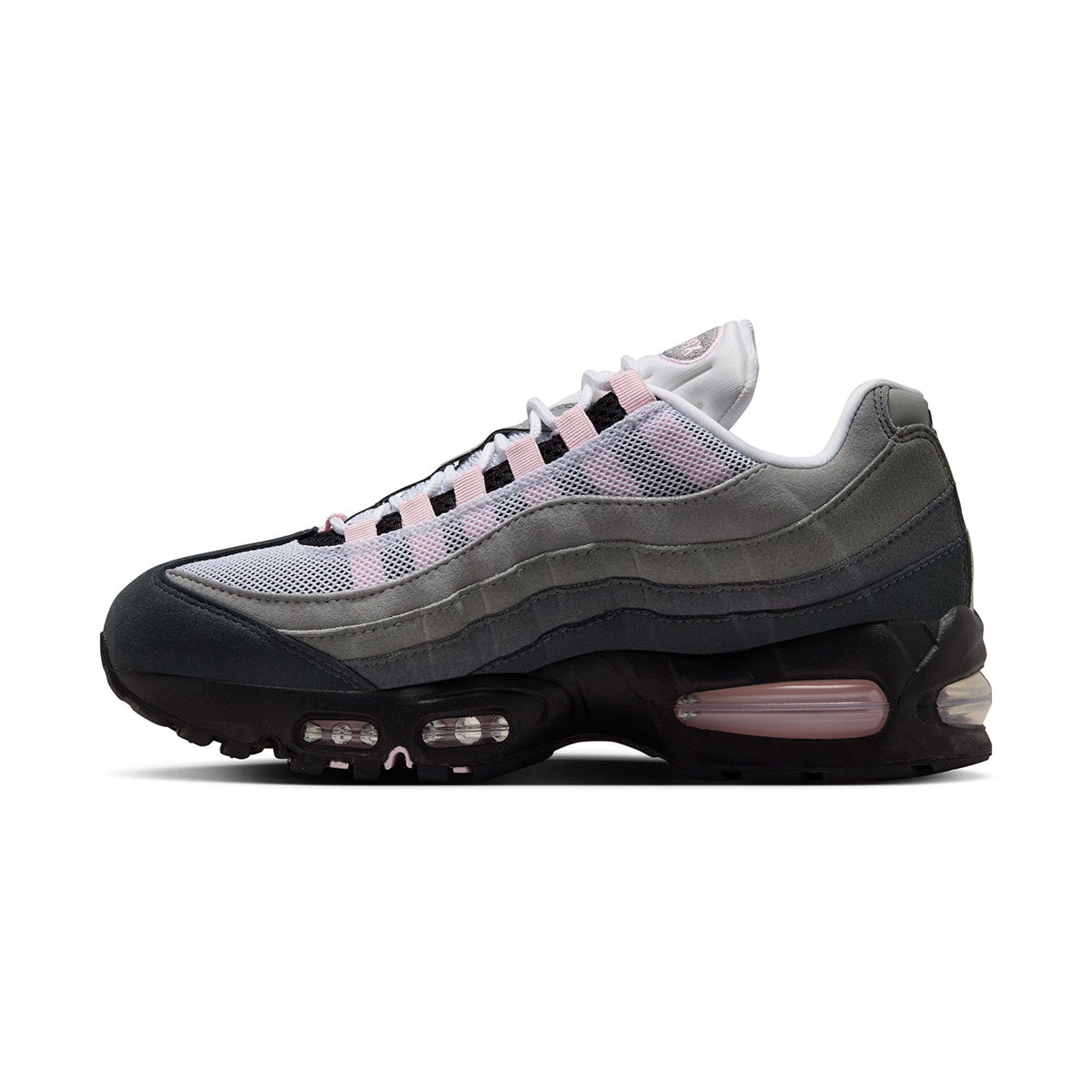 Wmns Air Max 95 Big Bubble 'BLACK/PINK FOAM/WHITE/REFLECT SILVER'