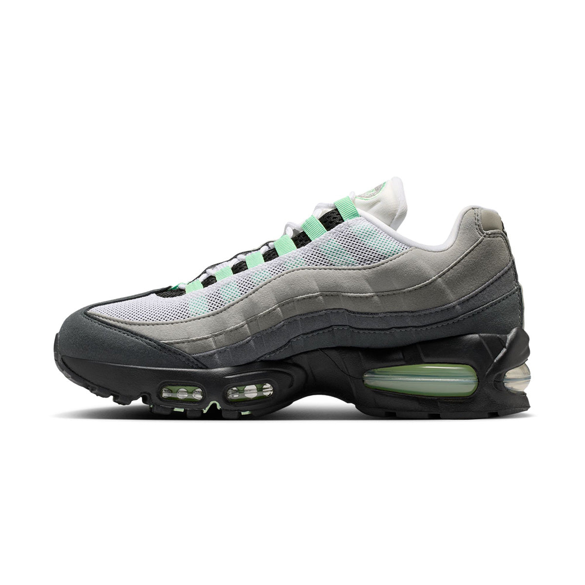 Wmns Air Max 95 Big Bubble 'BLACK/FRESH MINT/WHITE/MEDIUM GREY'
