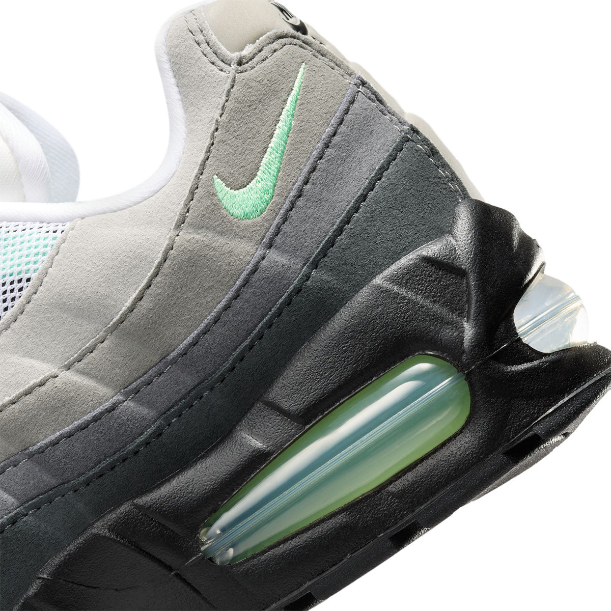 Wmns Air Max 95 Big Bubble 'BLACK/FRESH MINT/WHITE/MEDIUM GREY'