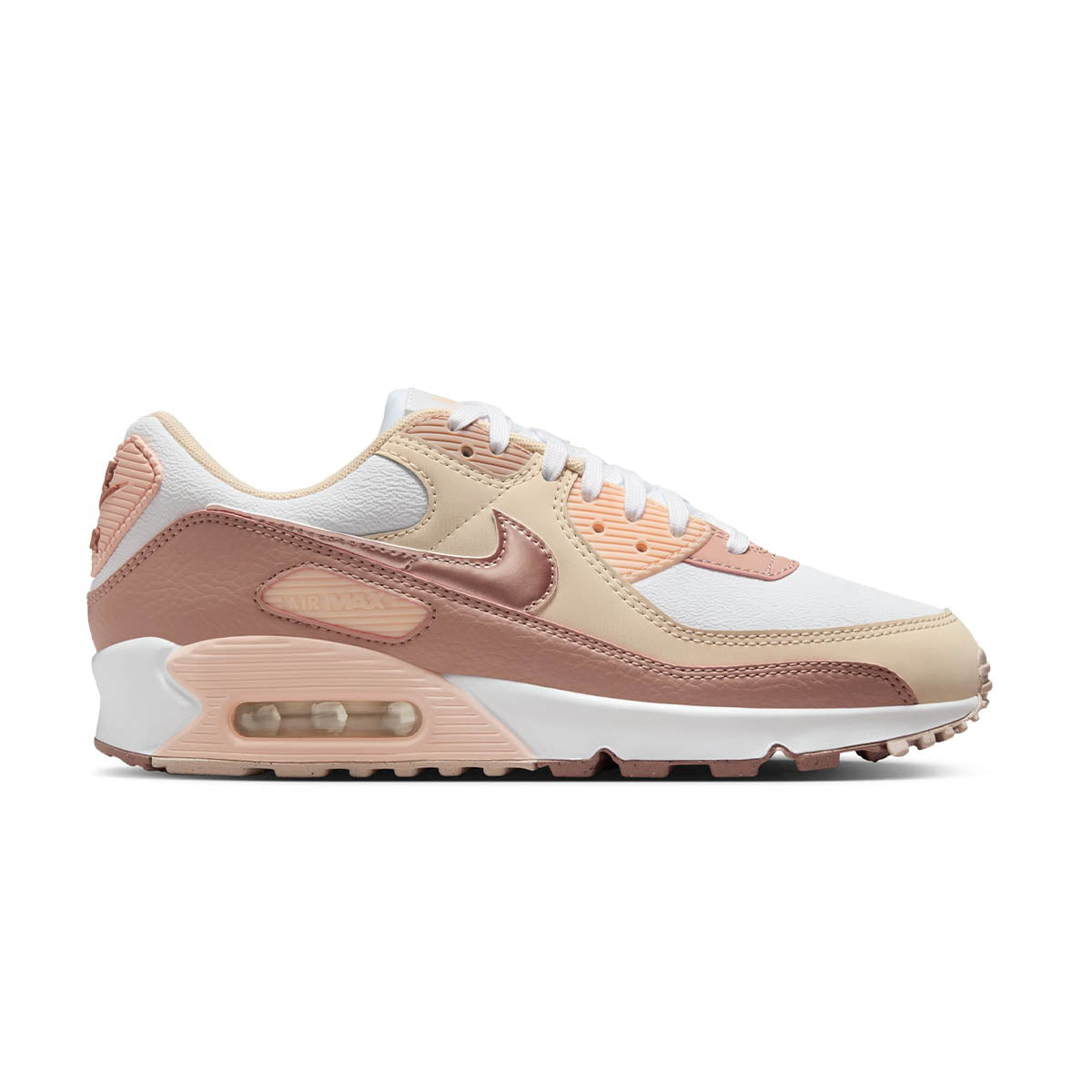 Wmns Air Max 90 NN PRM 'Velvet Brown/Particle Pink'