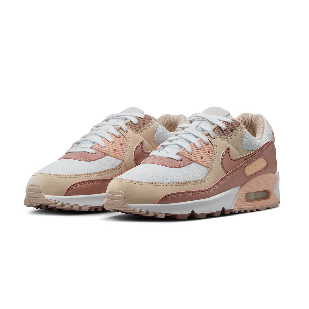 Wmns Air Max 90 NN PRM 'Velvet Brown/Particle Pink'