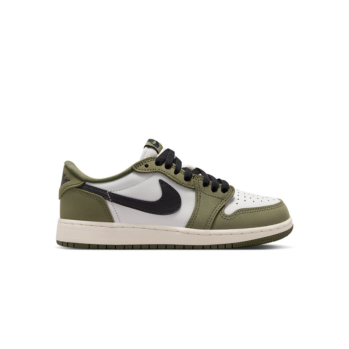 Air Jordan 1 GS Retro Low 'Medium Olive and Summit White'