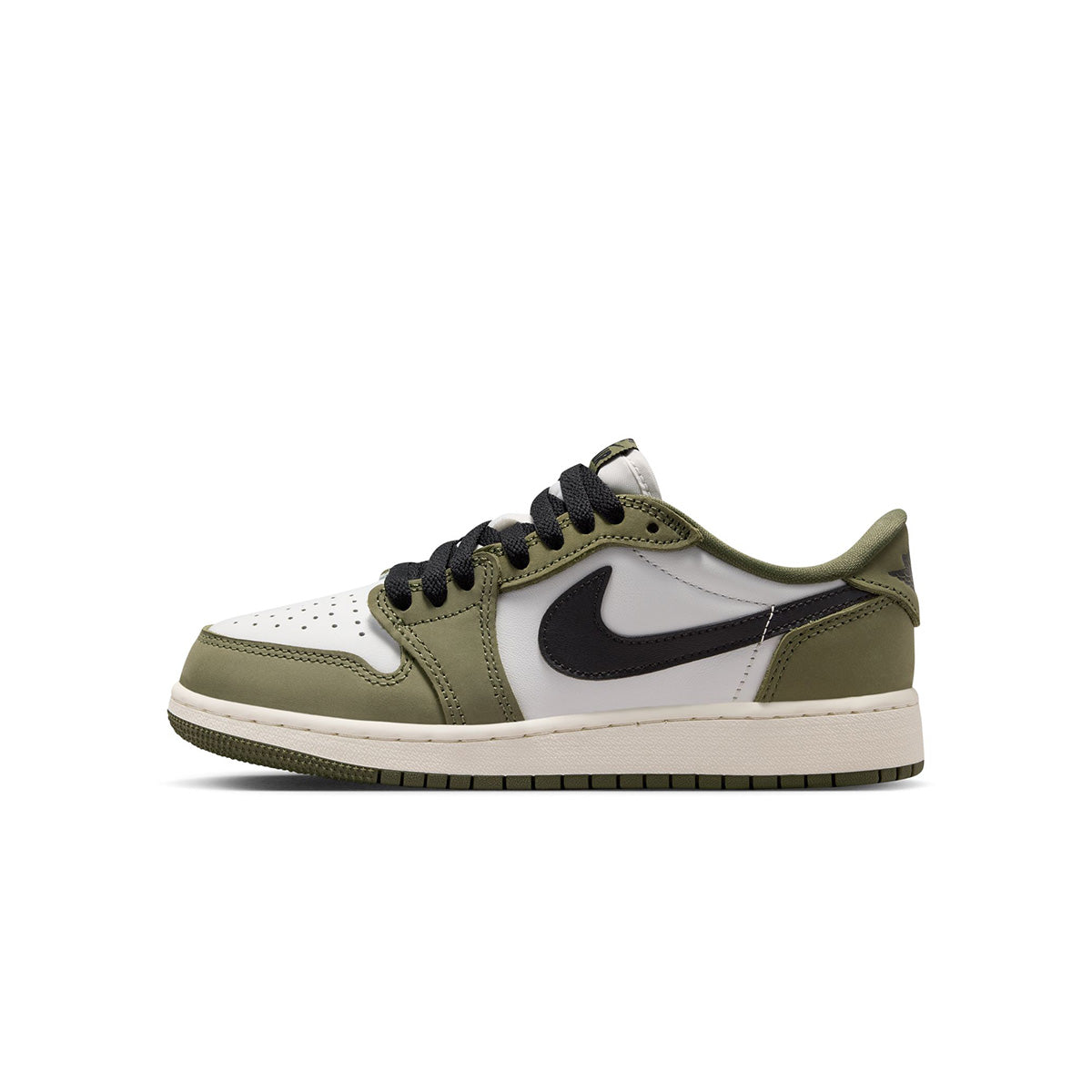 Air Jordan 1 GS Retro Low 'Medium Olive and Summit White'