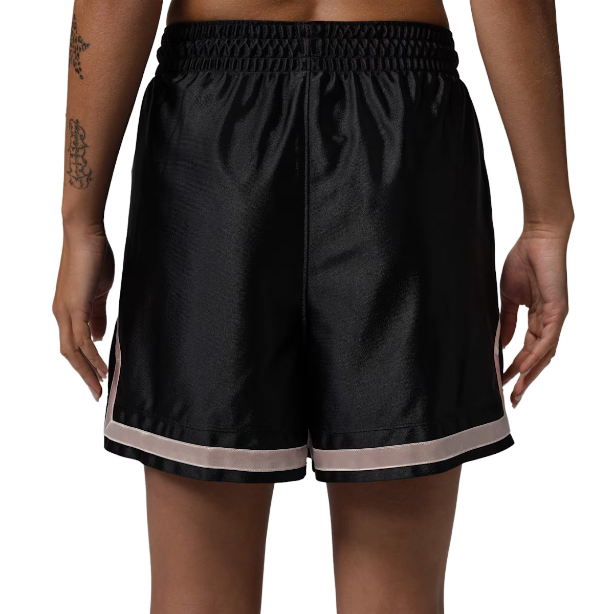 Jordan Sport Women's Dri-FIT 4" Diamond Shorts 'Black/Metallic Gold'