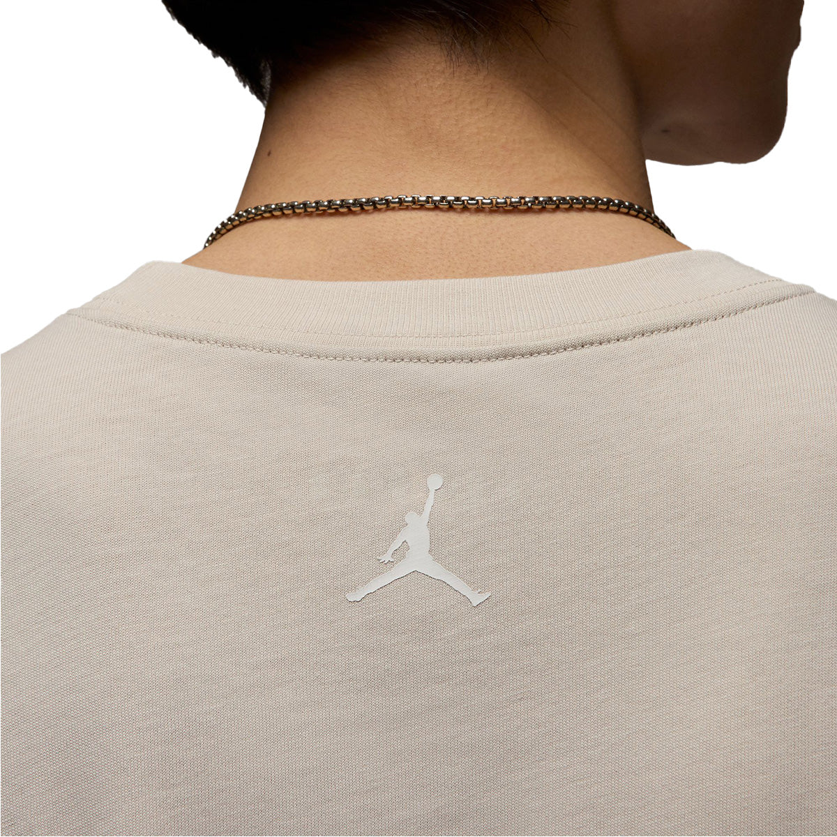 Flight Essentials Boxy Short Sleeve Crew T-Shirt 'Light Orewood Brown/Sail'