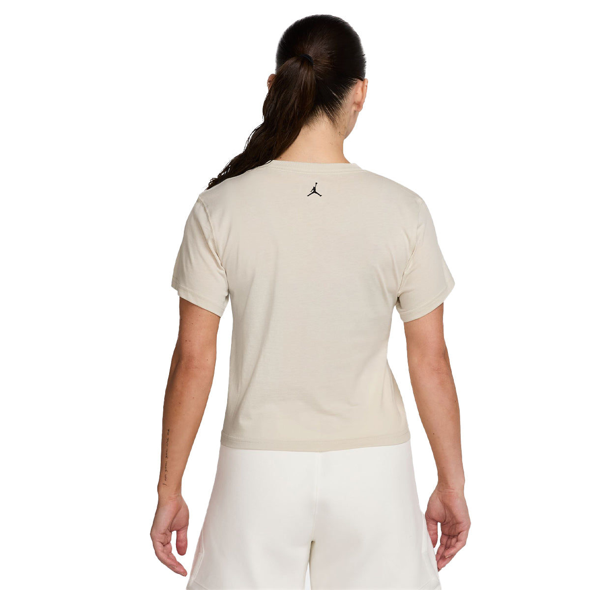 Flight Women's Slim-Fit Graphic T-Shirt 'Light Orewood Brown/Black'