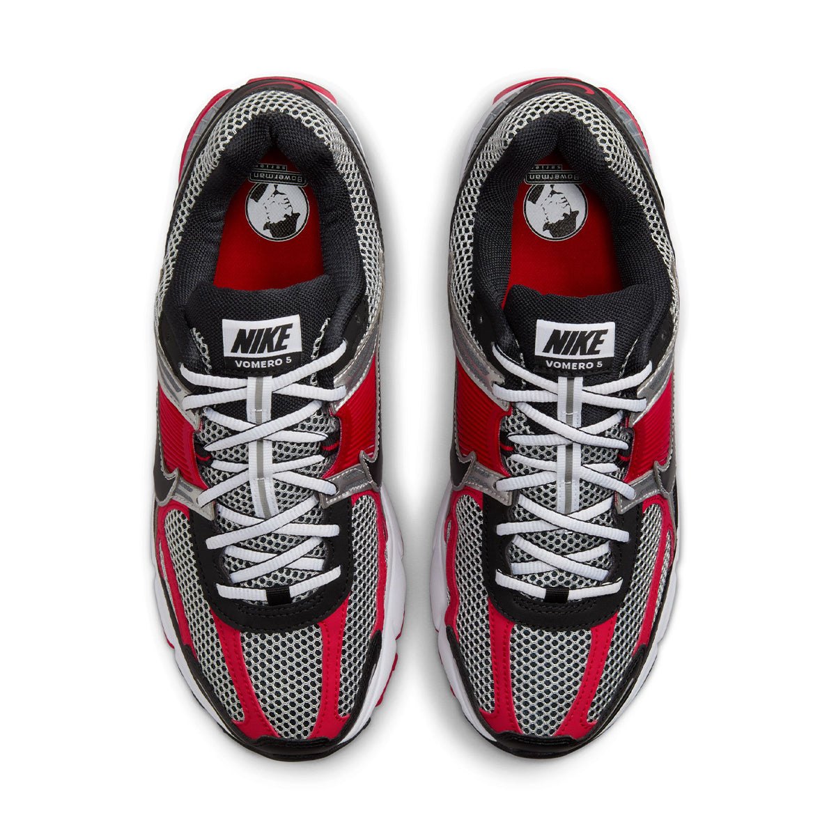 Zoom Vomero 5 'Metallic silver/University Red'