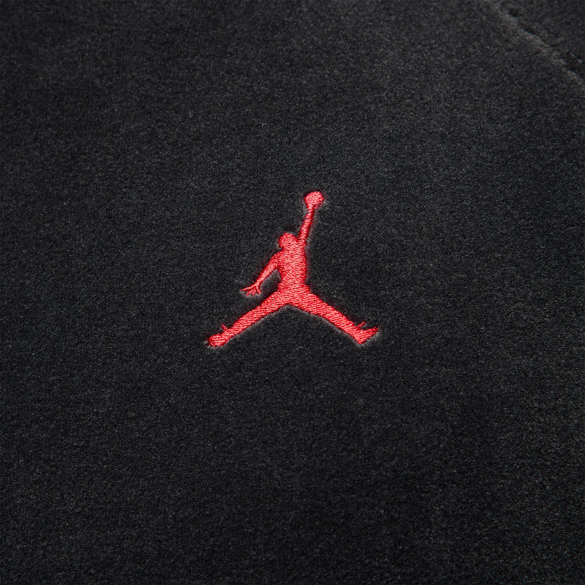 Brooklyn Velour Track Jacket 'Black/Gym Red'