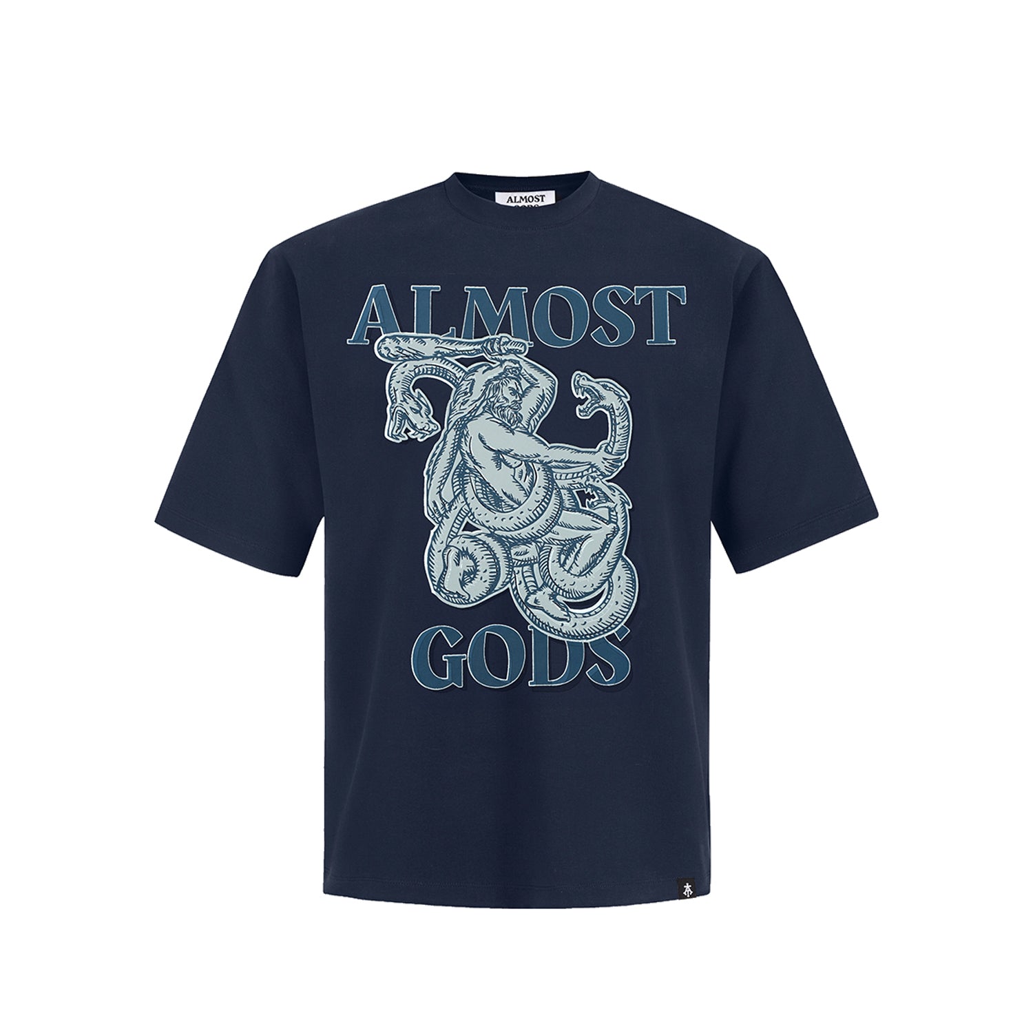 HYDRA'S FURY TEE IN NAVY