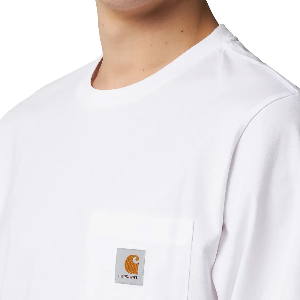 L/S Pocket T-Shirt 'White'