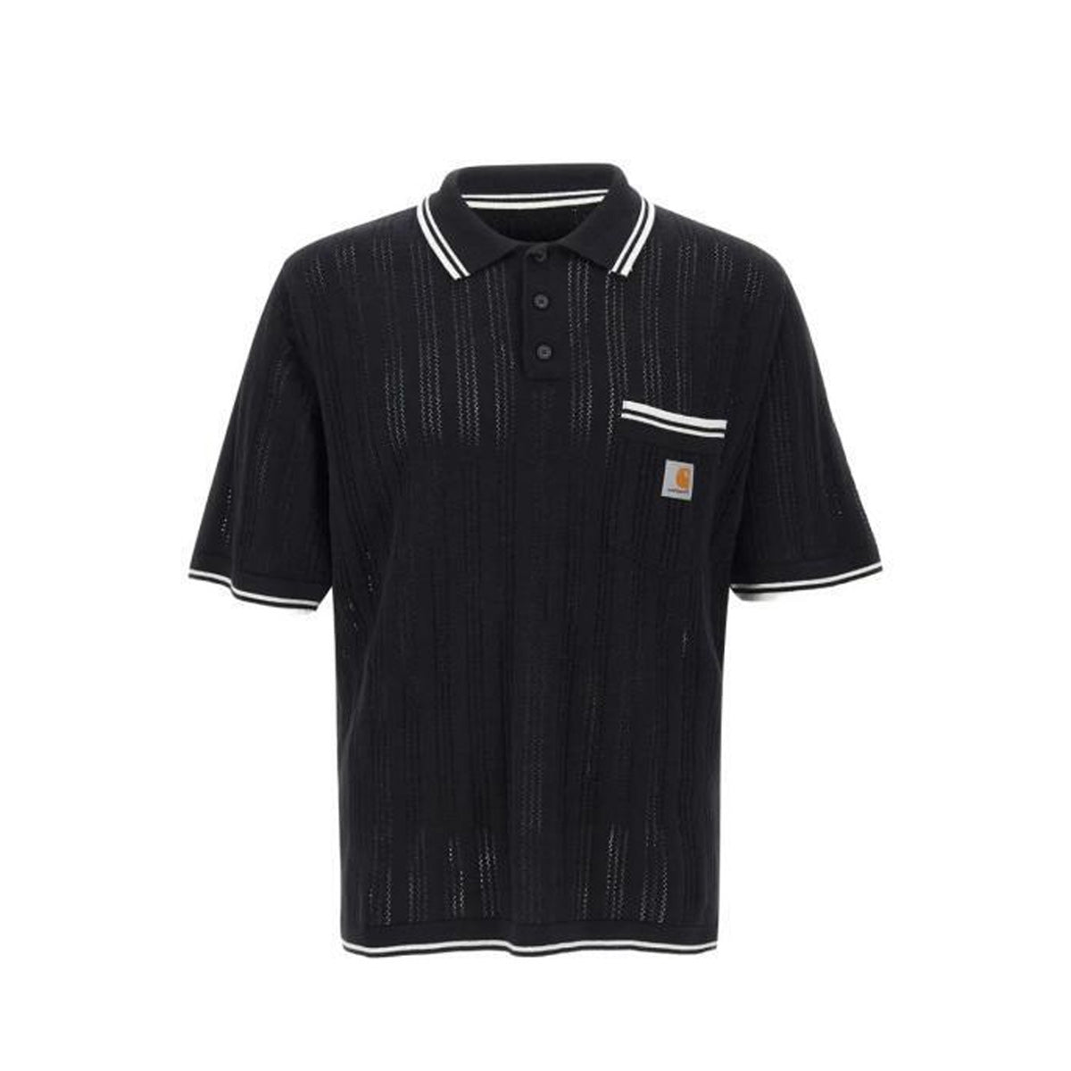 S/S Ramsey Polo 'Black/Wax'