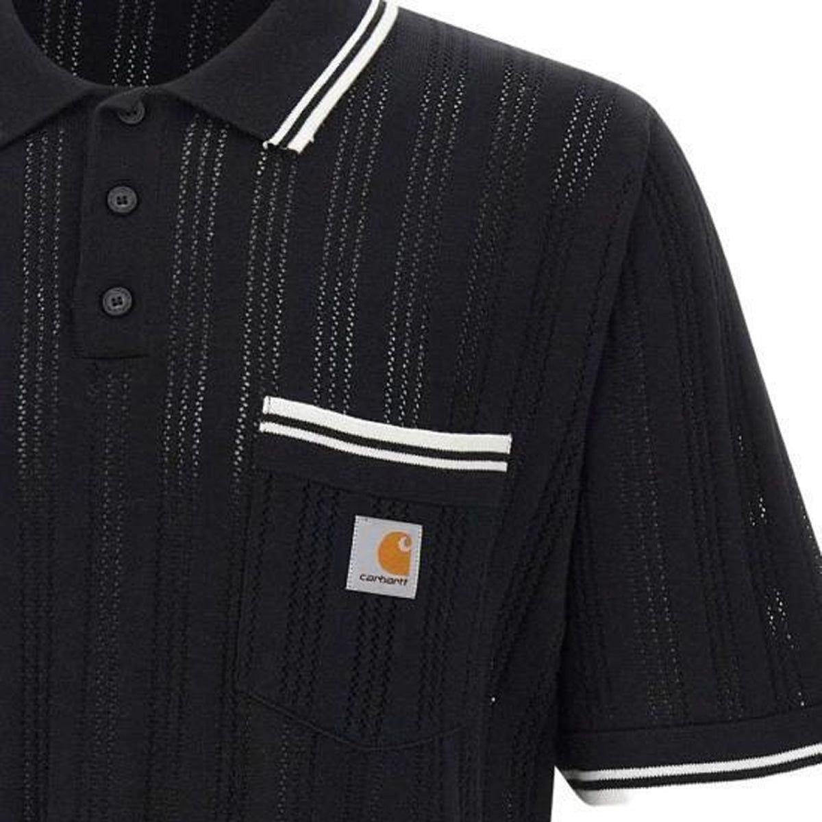 S/S Ramsey Polo 'Black/Wax'
