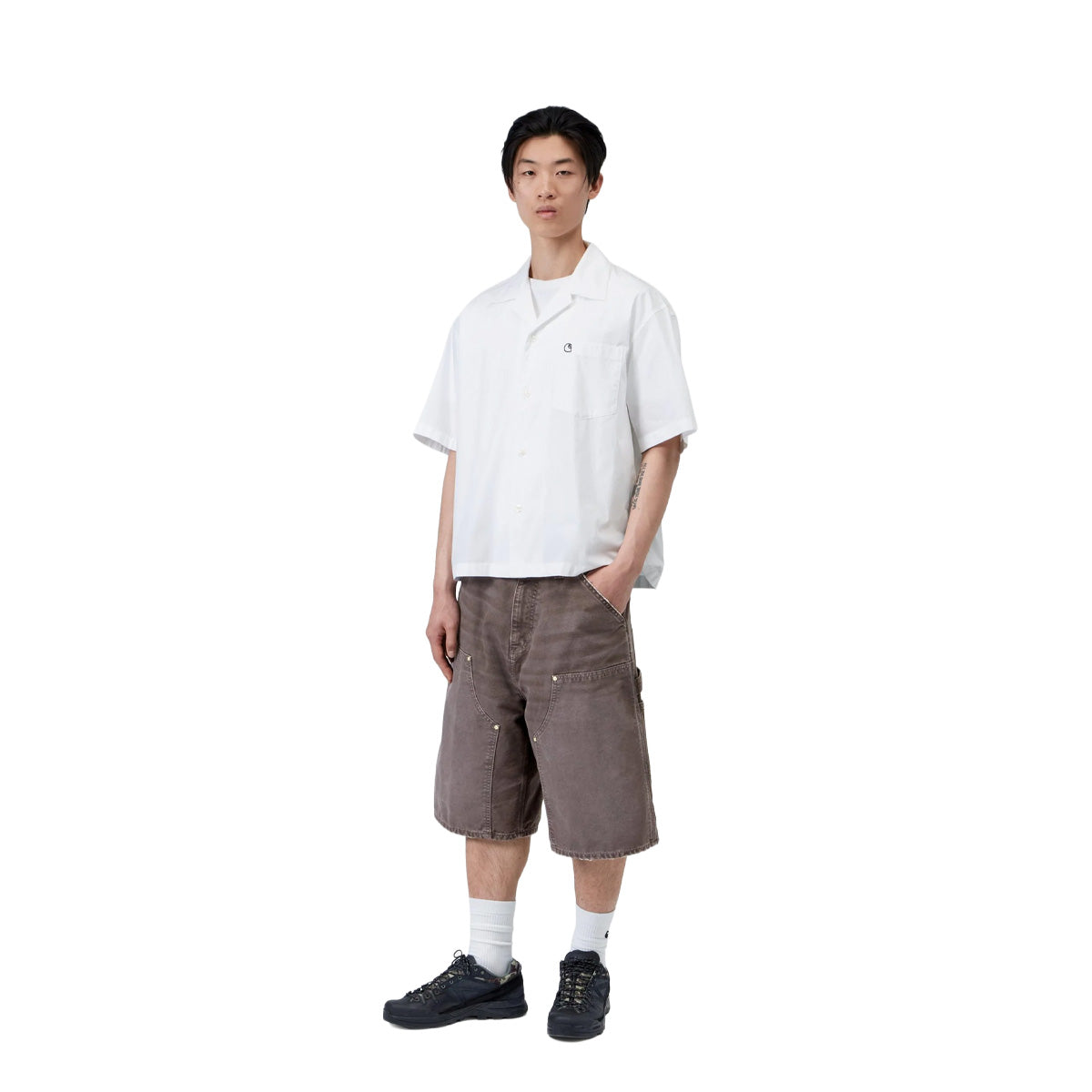 OG Double Knee Short 'Tobacco destroy wash'