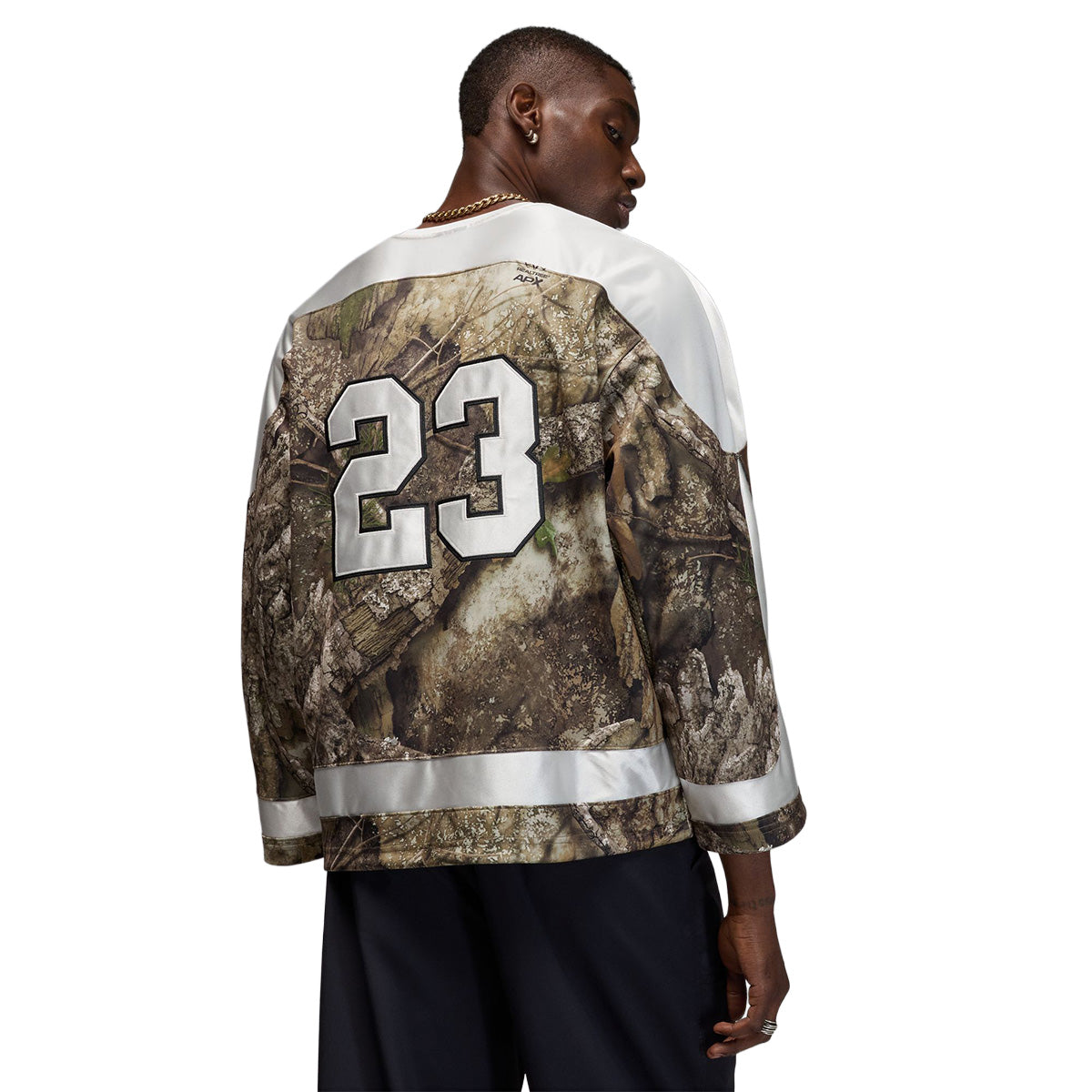 Brooklyn
Men's Realtree Hockey Jersey 'Medium Olive/Sail/Sail'