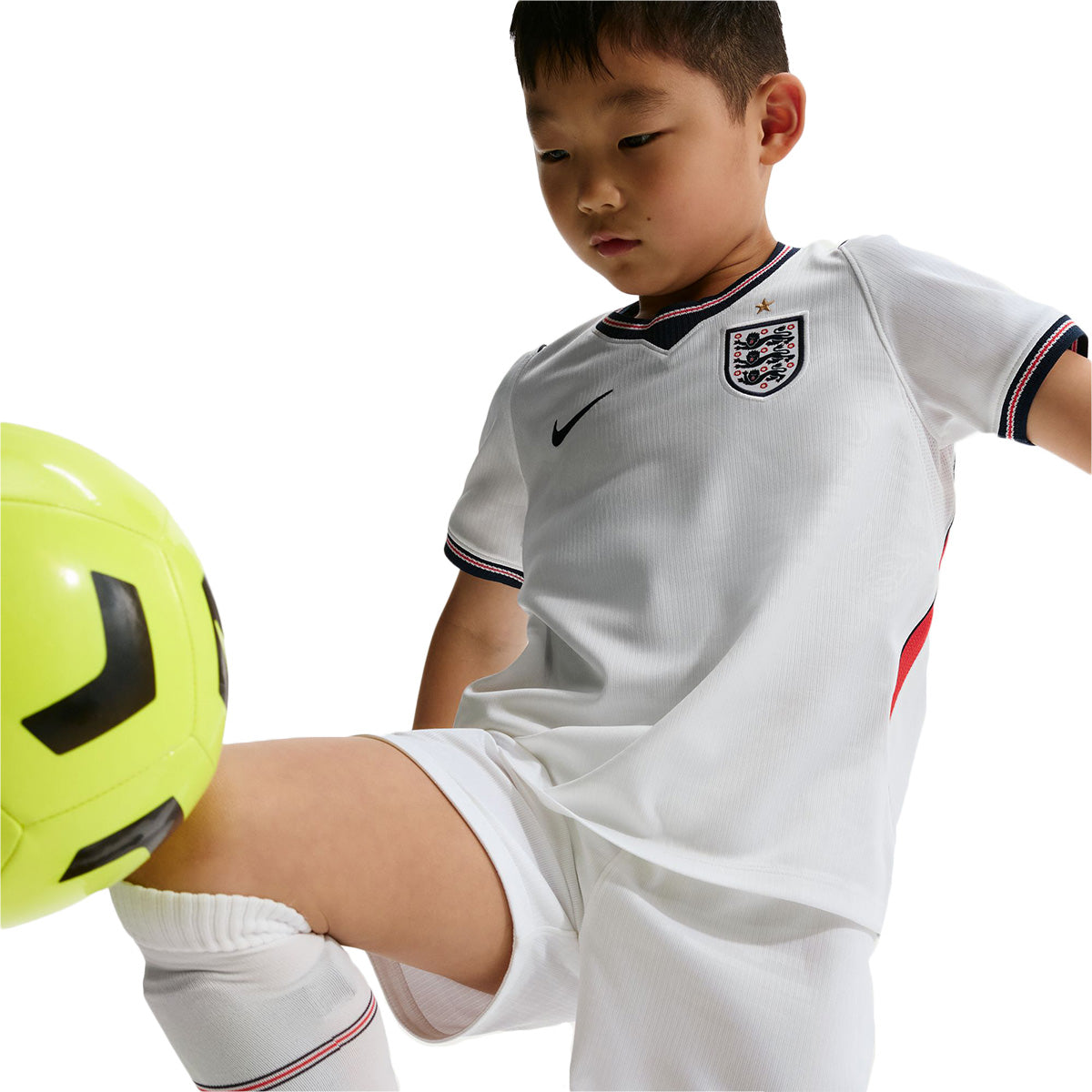 England 2026 Stadium Home Little Kids' Soccer 3-Piece Kit 'WHITE/SPEED RED/OBSIDIAN/OBSIDIAN'