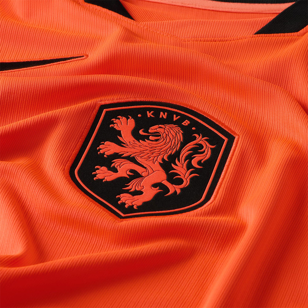 Netherlands 2026 Stadium Home Dri-FIT Soccer Jersey 'HYPER CRIMSON/BLACK'
