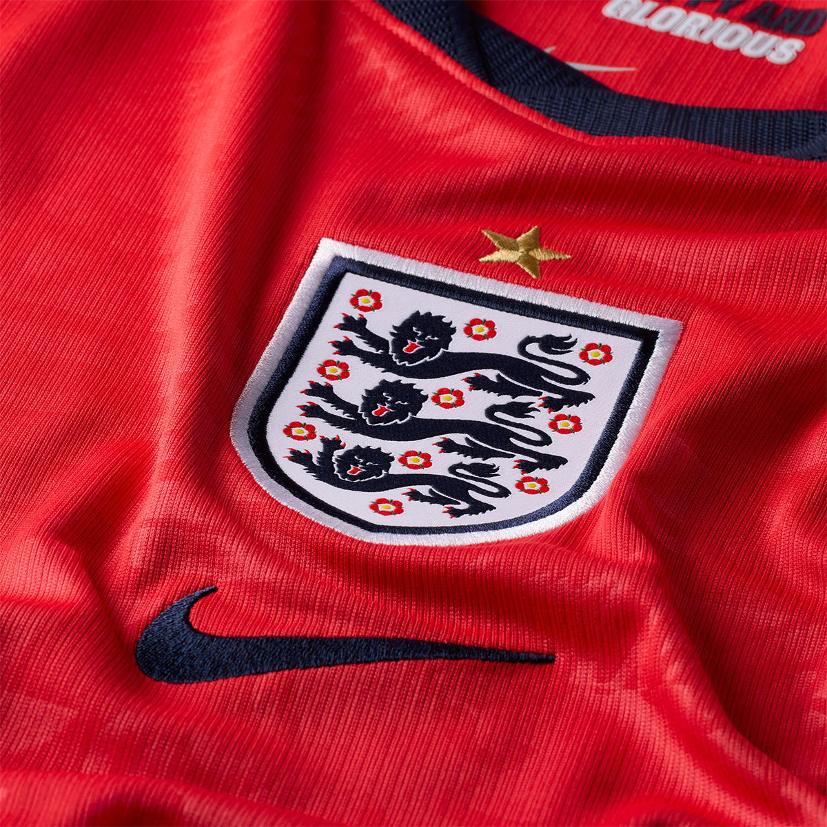 England National Team 2026 Stadium Away Men's Dri-FIT Soccer Jersey 'SPEED RED/OBSIDIAN/WHITE/OBSIDIAN'