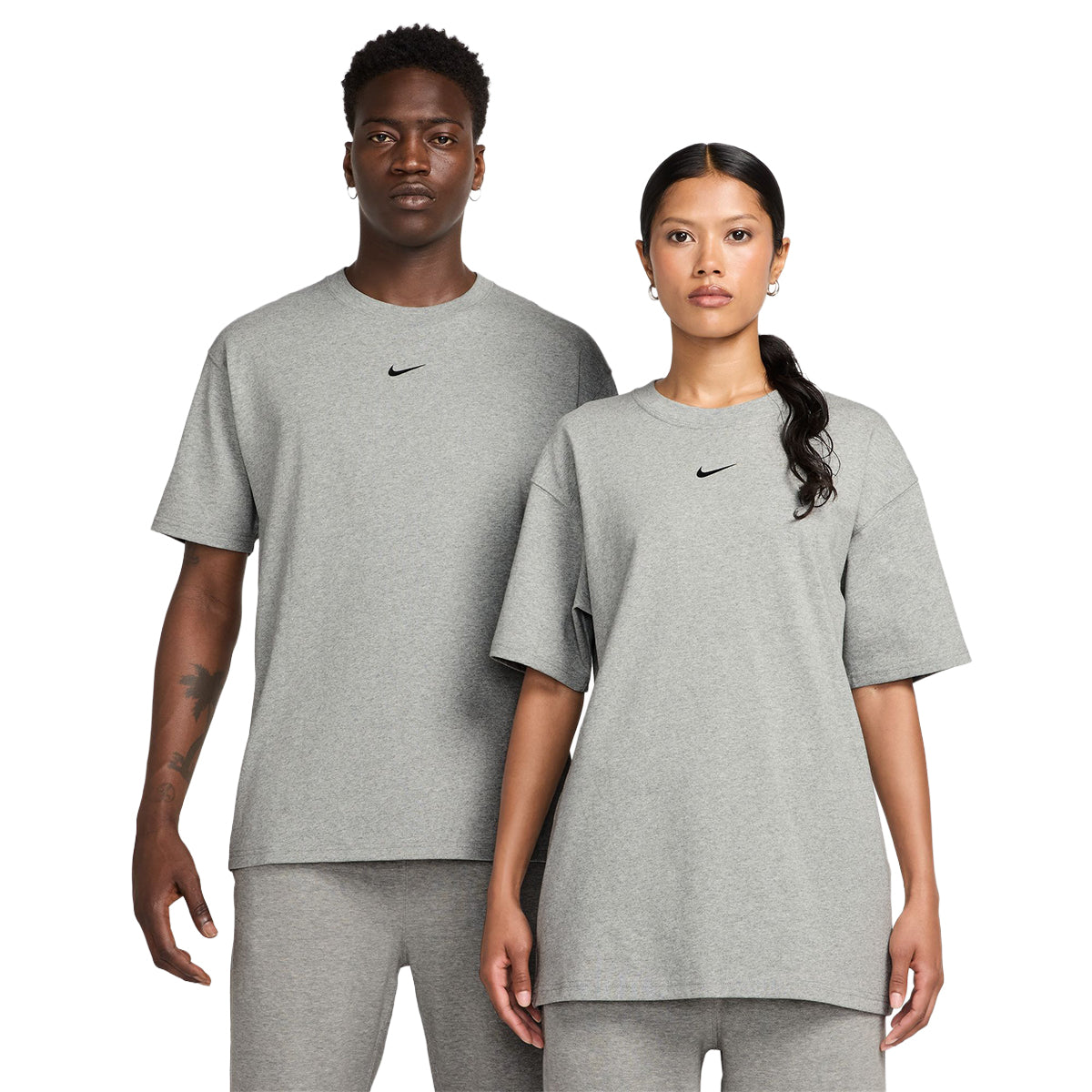 NRG NOCTA CS TEE SS 'DK GREY HEATHER/BLACK'