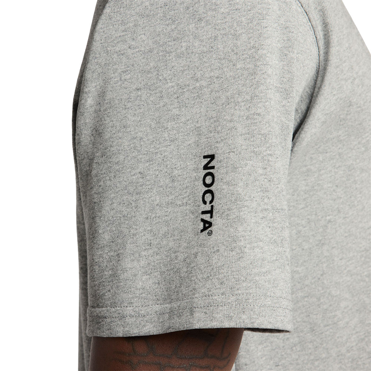 NRG NOCTA CS TEE SS 'DK GREY HEATHER/BLACK'
