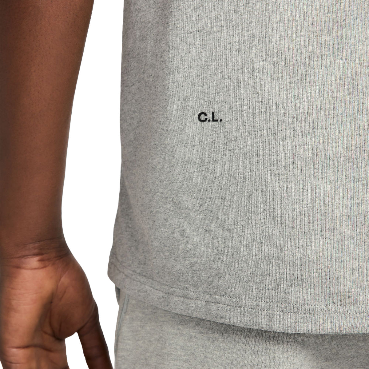 NRG NOCTA CS TEE SS 'DK GREY HEATHER/BLACK'