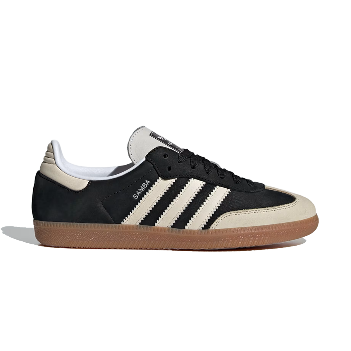 Wmns Samba OG 'Core Black / Wonder White / Silver Metallic'