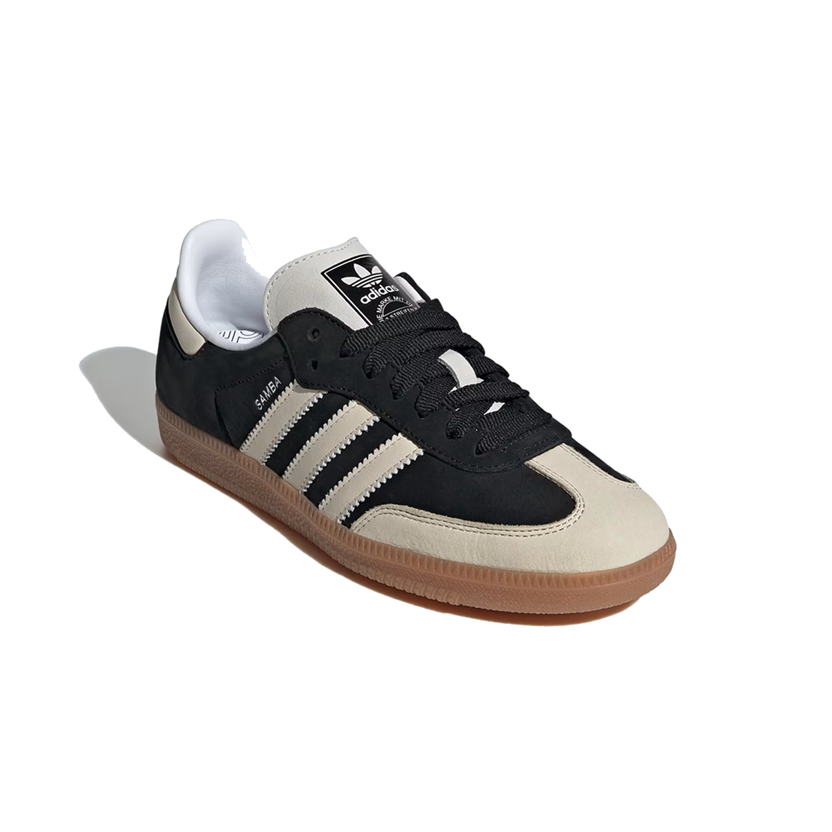 Wmns Samba OG 'Core Black / Wonder White / Silver Metallic'
