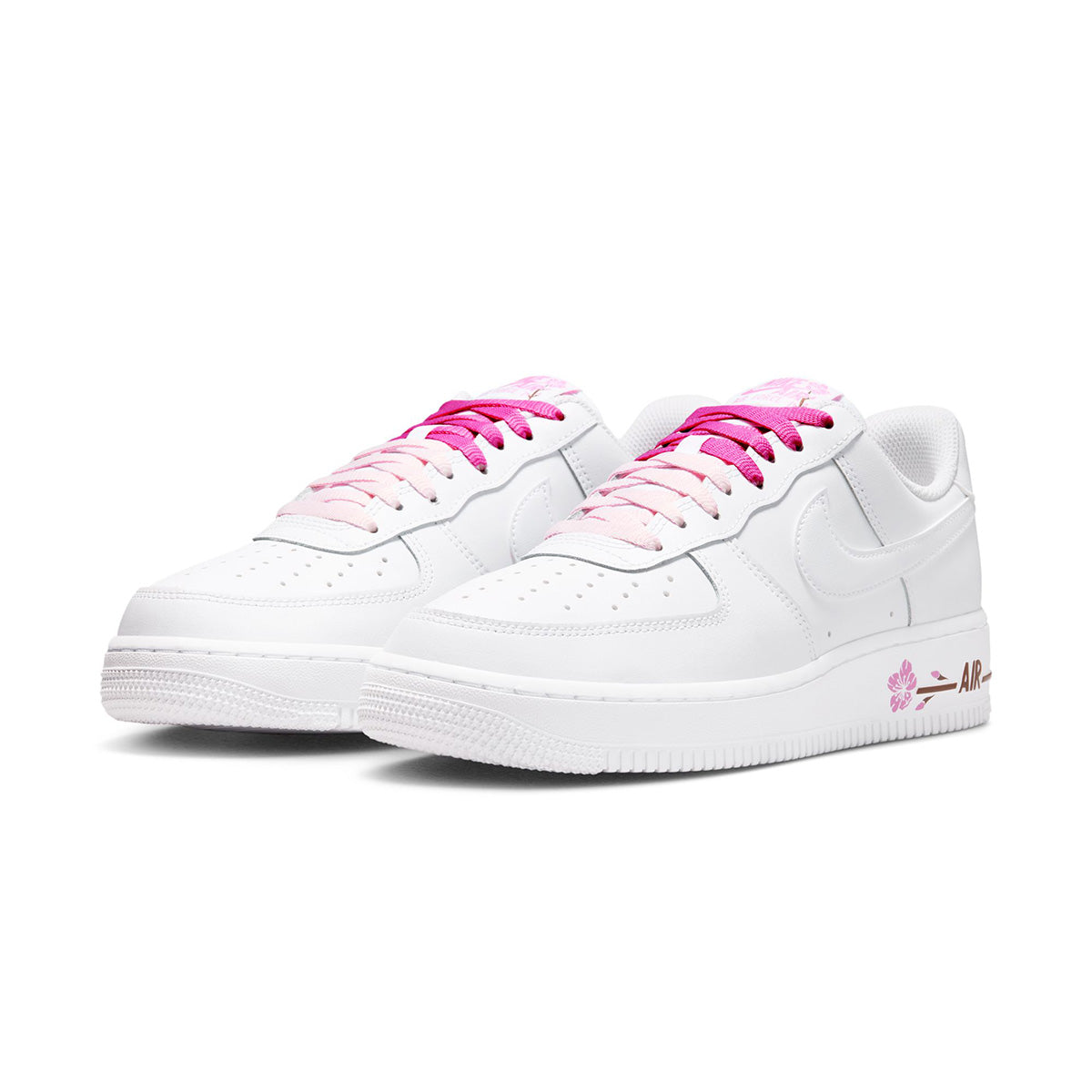 Wmns Air Force 1 '07 SE 'WHITE/WHITE/PLAYFUL PINK/FAUNA BROWN'