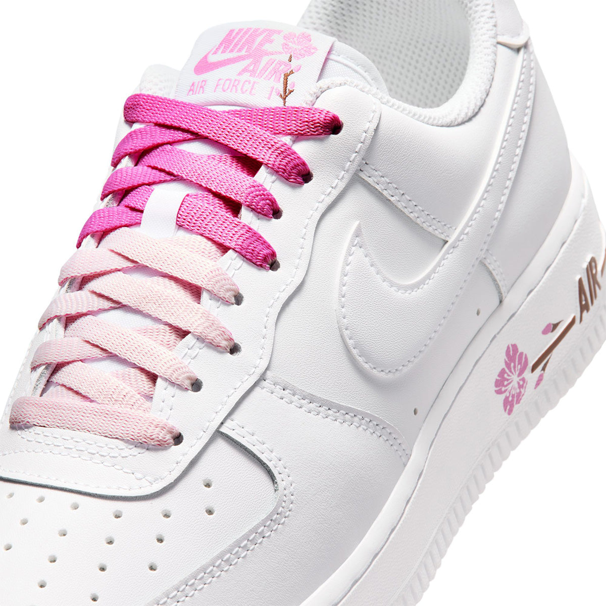 Wmns Air Force 1 '07 SE 'WHITE/WHITE/PLAYFUL PINK/FAUNA BROWN'