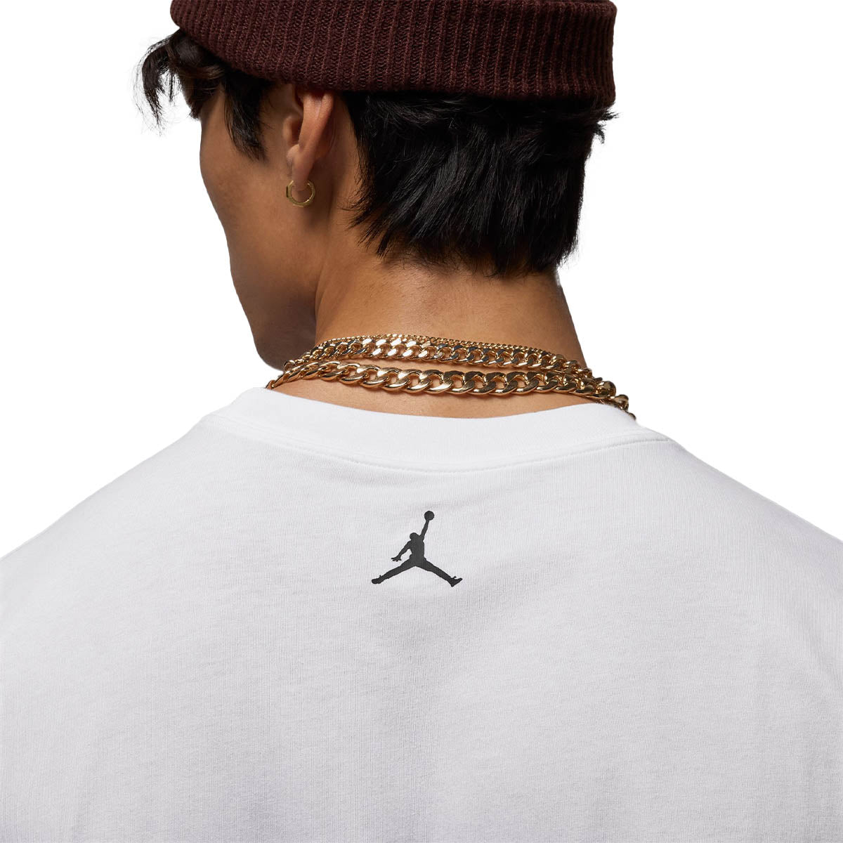 Jordan Short Sleeve Goat Tee 'White'