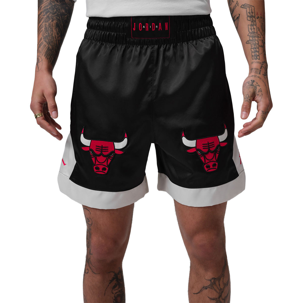 Jordan Flight  Muay Thai Shorts 'BLACK/SAIL/UNIVERSITY RED'