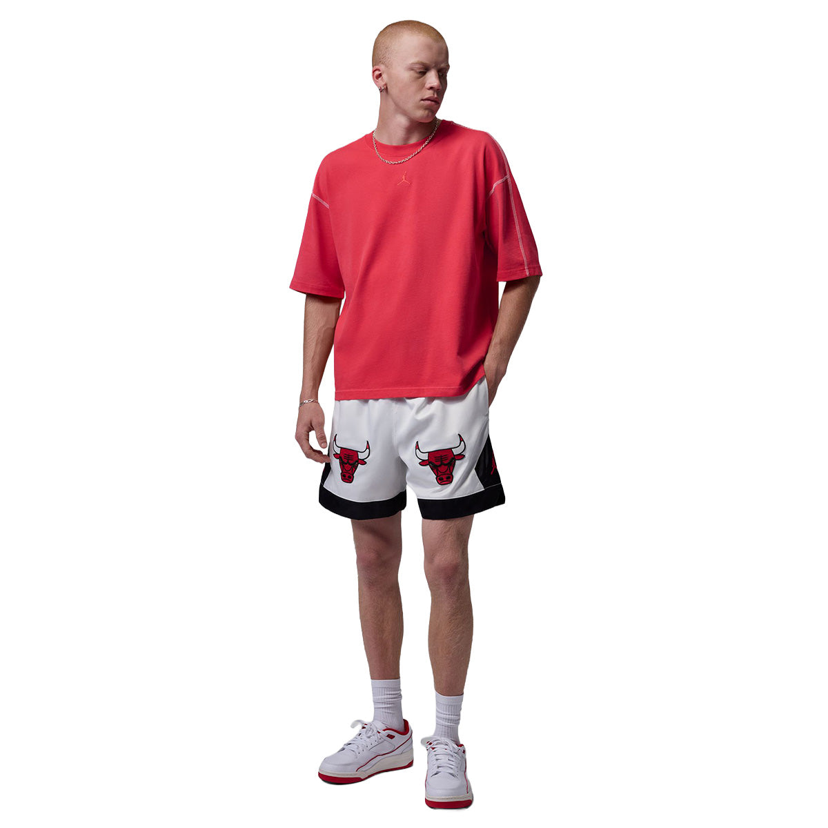 Jordan Flight  Muay Thai Shorts 'SAIL/BLACK/UNIVERSITY RED'