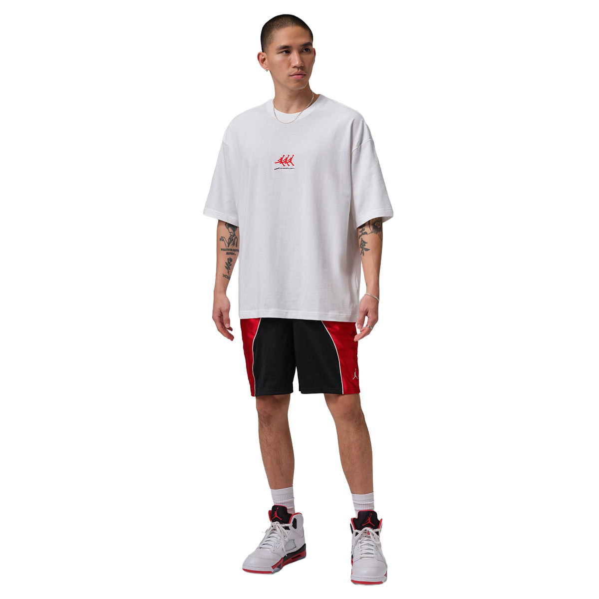 Jordan Flight Men's Oversized Graphic T-Shirt 'White'