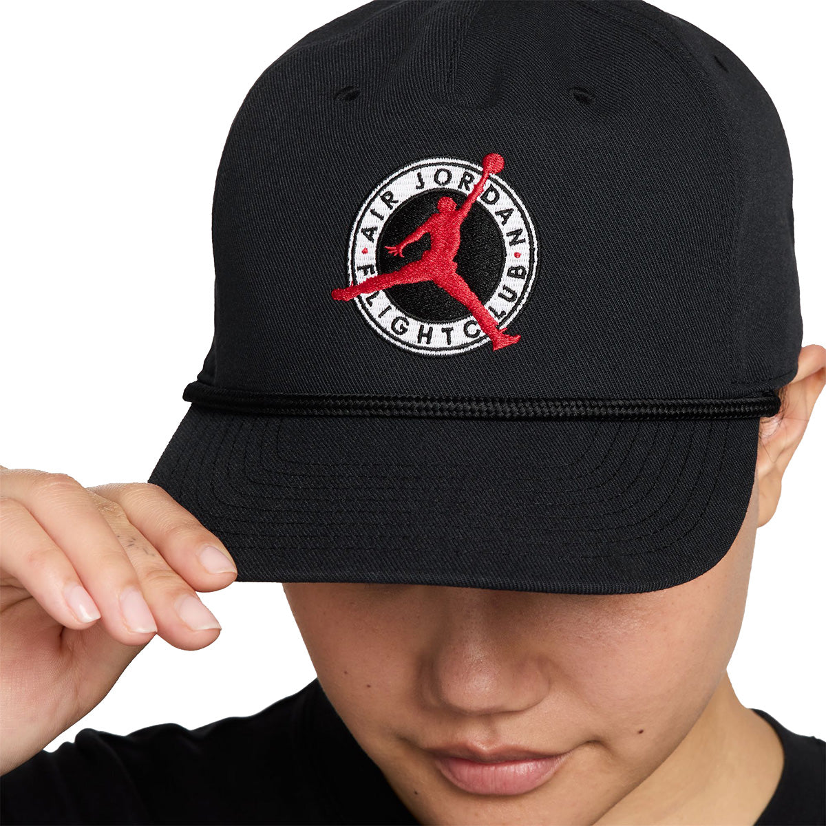 Flight Club Pro Unstructured Flat Bill Hat 'BLACK/BLACK'