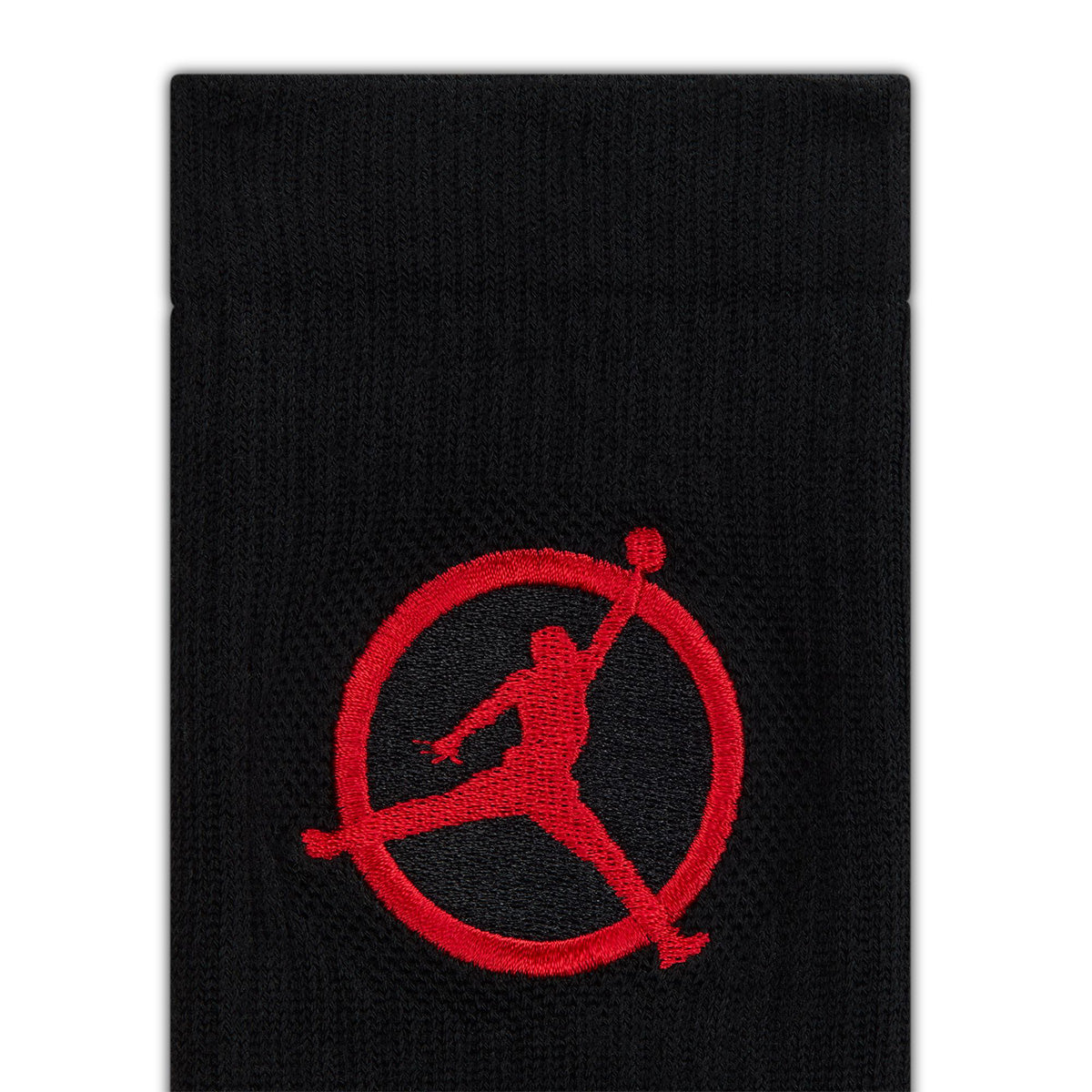 Flight Club Cushioned Crew Socks 'Black/University Red/University Red'