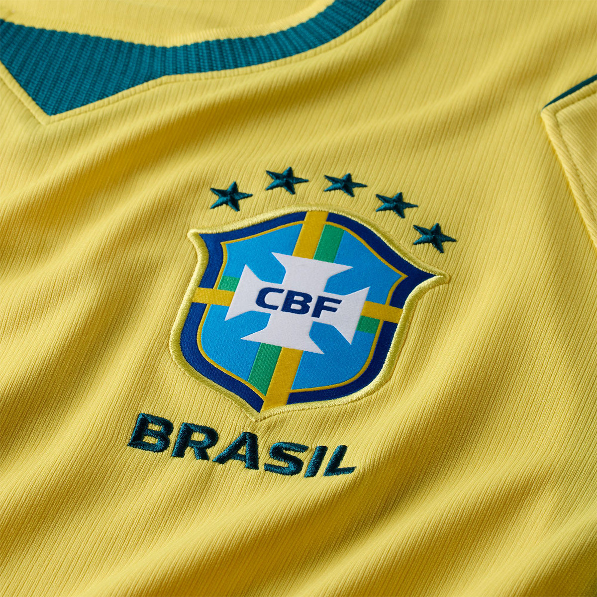 Brazil 2026 Stadium Home Jersey 'CANARY/LIGHT MENTA/GEODE TEAL'