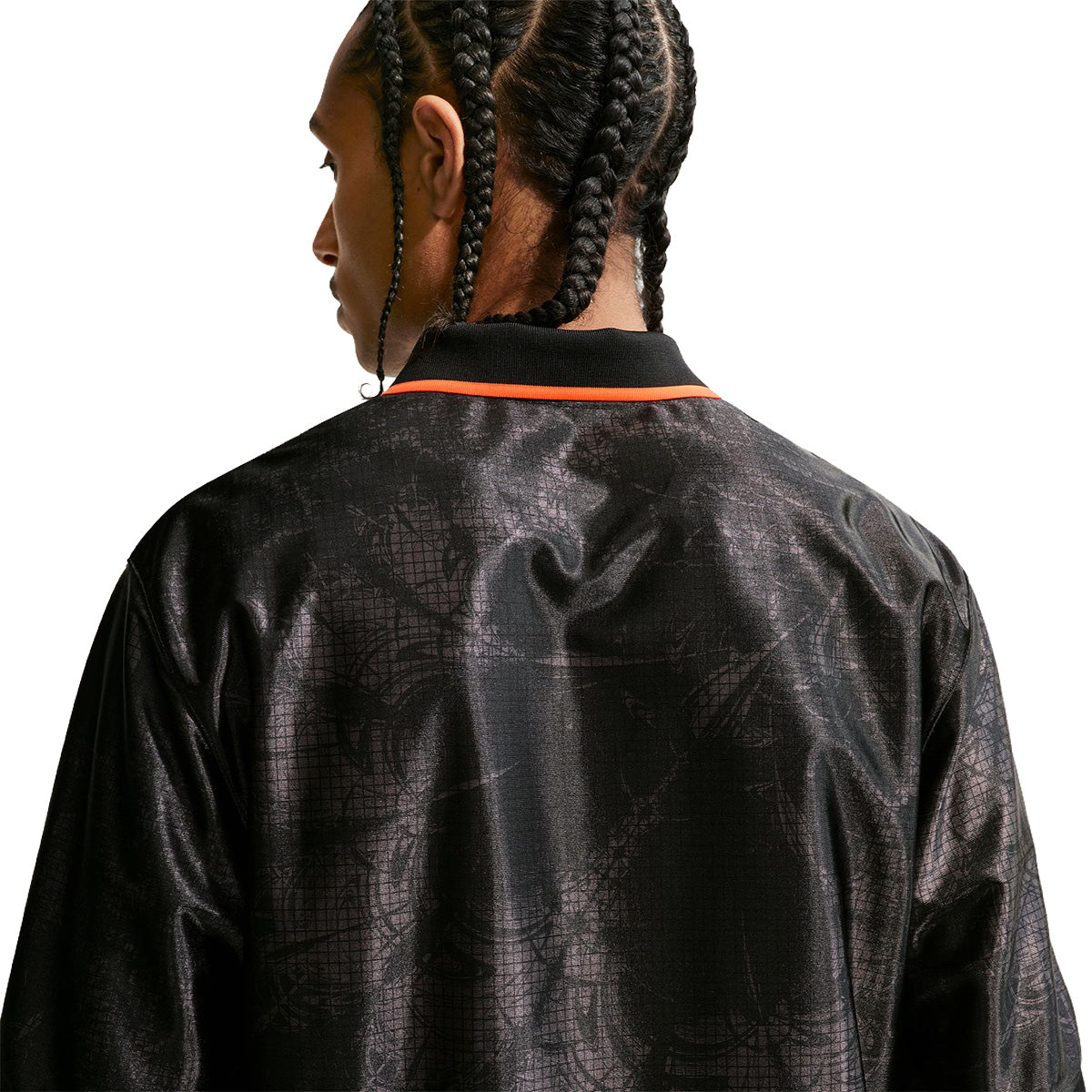 Netherlands Energy Dri-FIT Short-Sleeve Soccer Top 'BLACK/HYPER CRIMSON/HYPER CRIMSON'