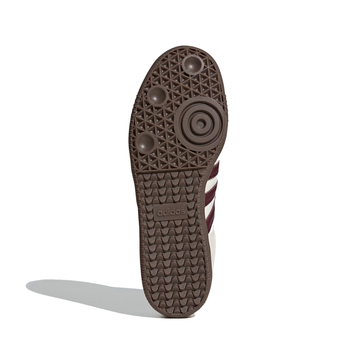 Wmns SAMBA LONG TONGUE 'Cream White / Maroon / Gold Metallic'