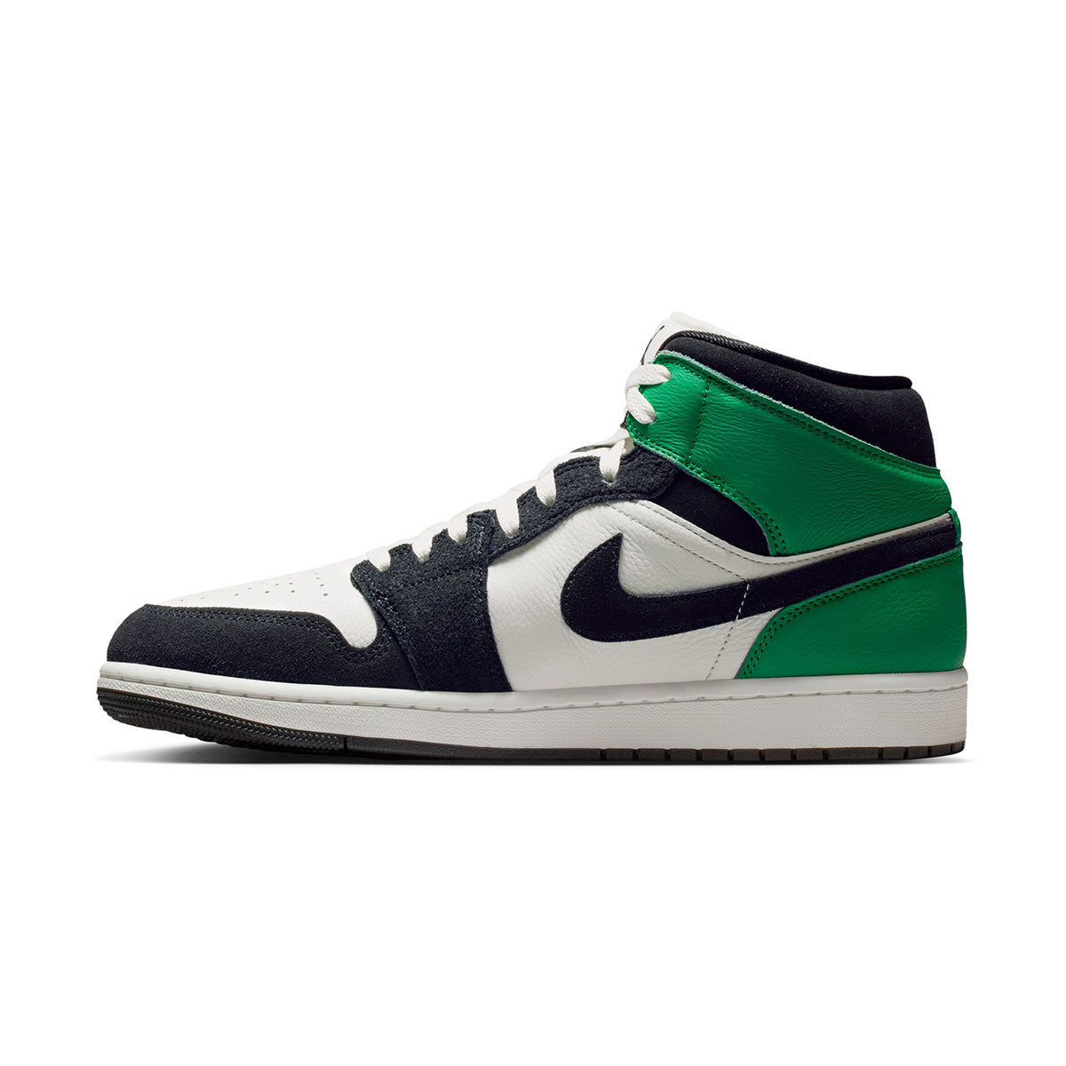 Air Jordan 1 Mid SE 'SUMMIT WHITE/BLACK/LUCKY GREEN'