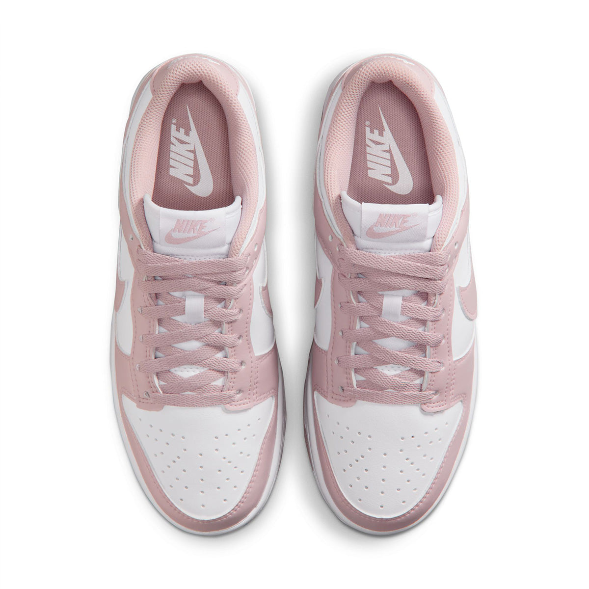 Wmns Dunk Low 'WHITE/PARTICLE ROSE/WHITE'