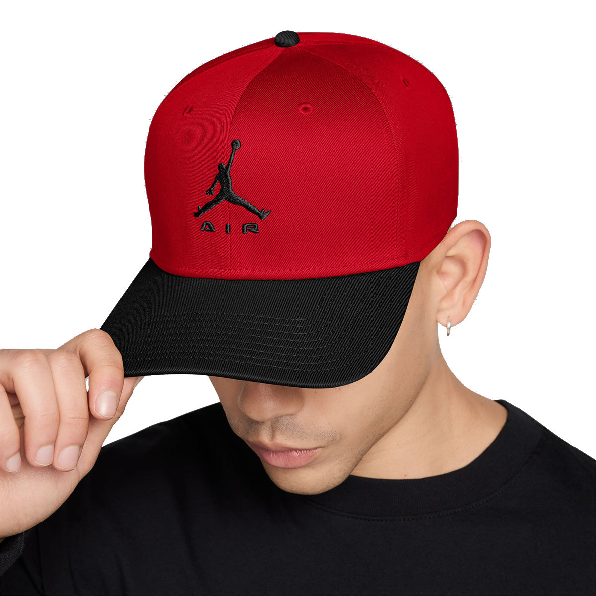 Jordan Pro Unstructured Cap 'UNIVERSITY RED/BLACK/BLACK'