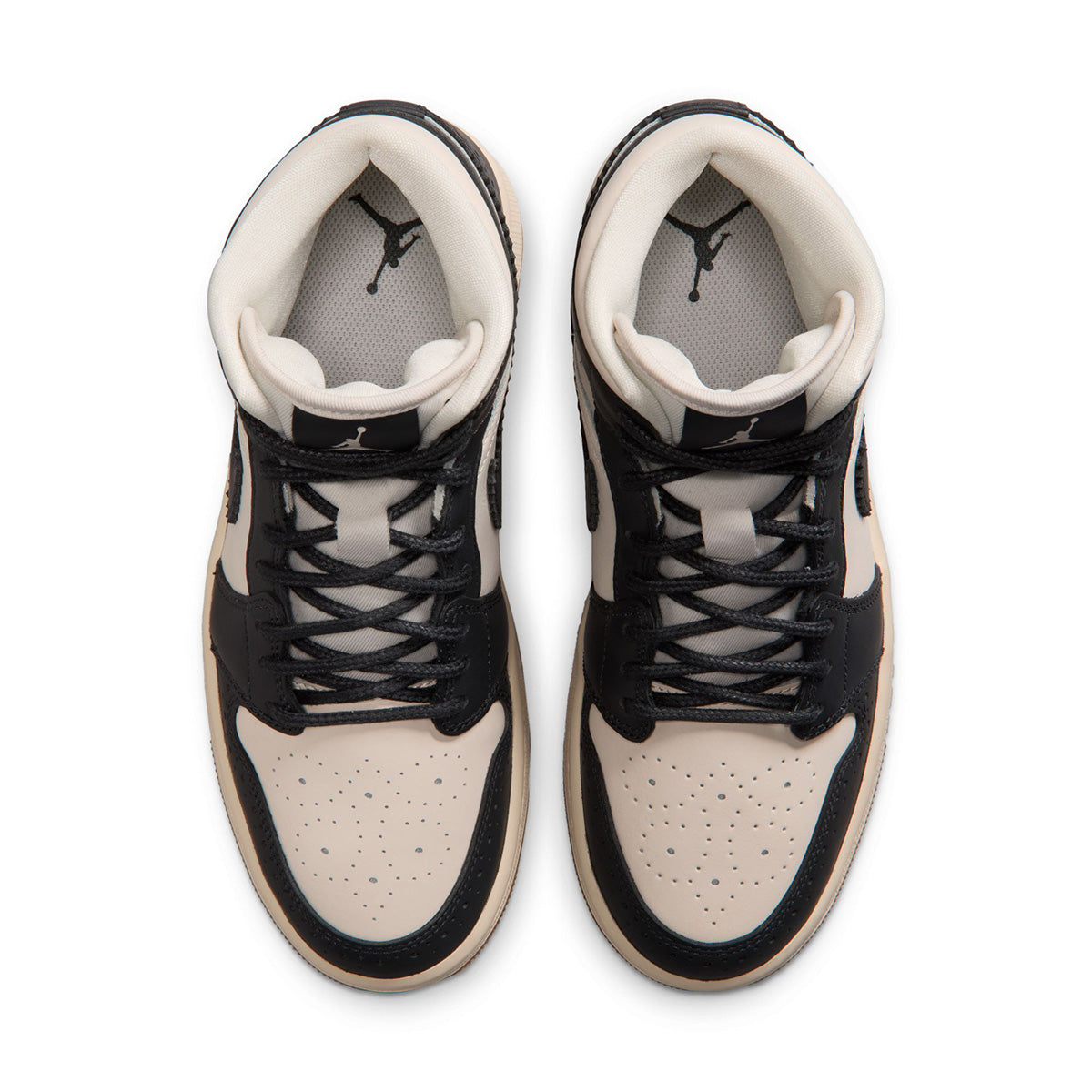 Wmns Air Jordan 1 Mid SE 'OFF NOIR/CHALK/CHALK/PEARL WHITE'