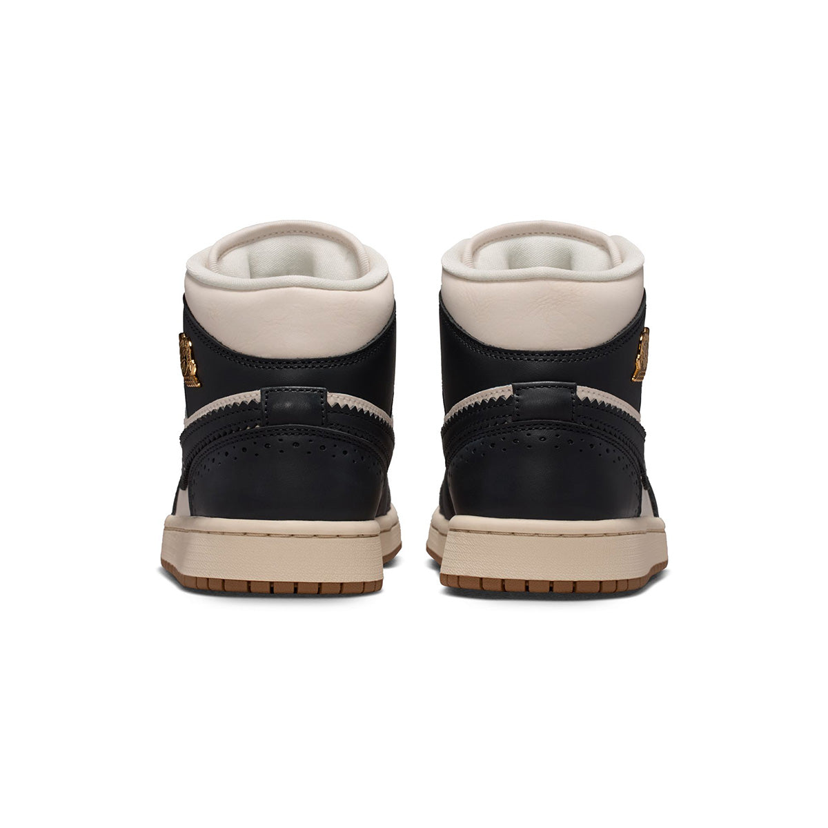 Wmns Air Jordan 1 Mid SE 'OFF NOIR/CHALK/CHALK/PEARL WHITE'